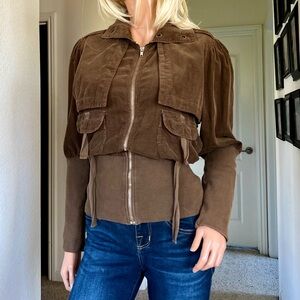 XCVI *Rare* Light Bomber Jacket Unique